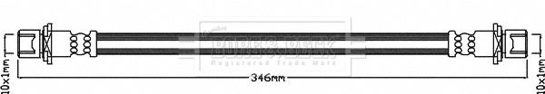 BORG & BECK Тормозной шланг BBH8049